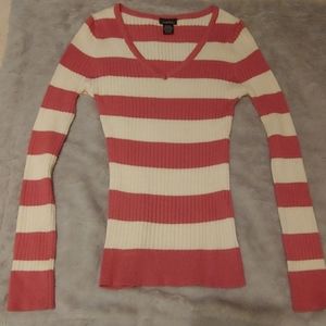 Rue21 V-Neck Striped Sweater